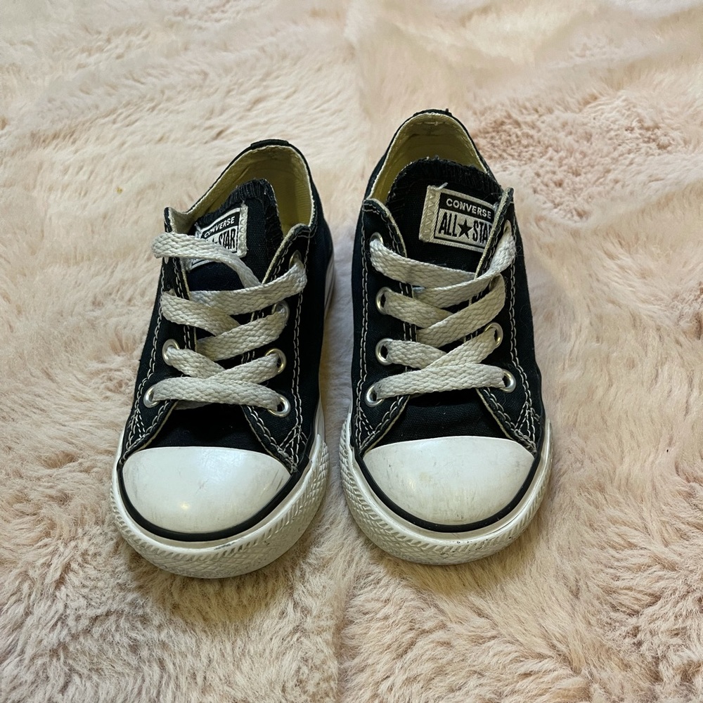 Converse 7 toddler VGUC black